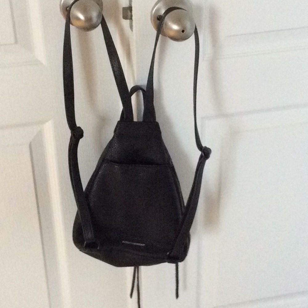 Rebecca Minkoff Black leather backpack